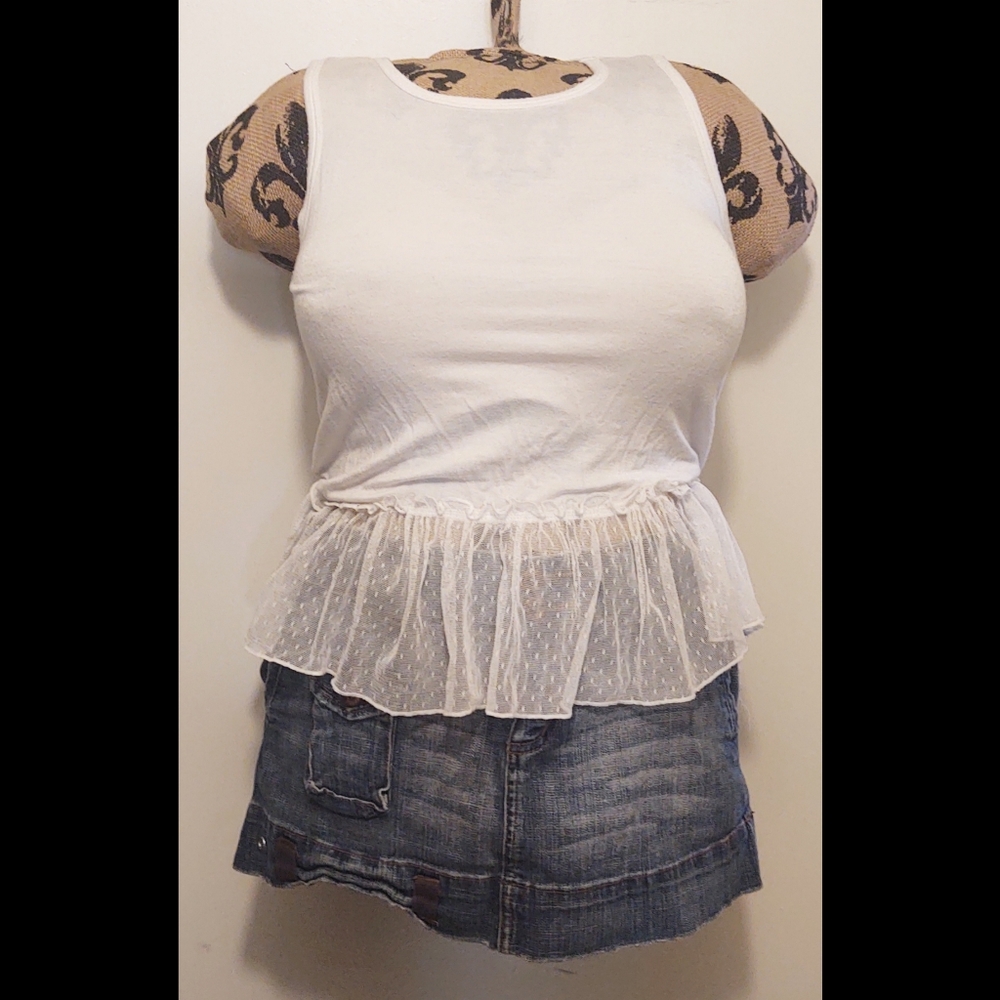 Ivy & Main White Tank Top (shirt only)